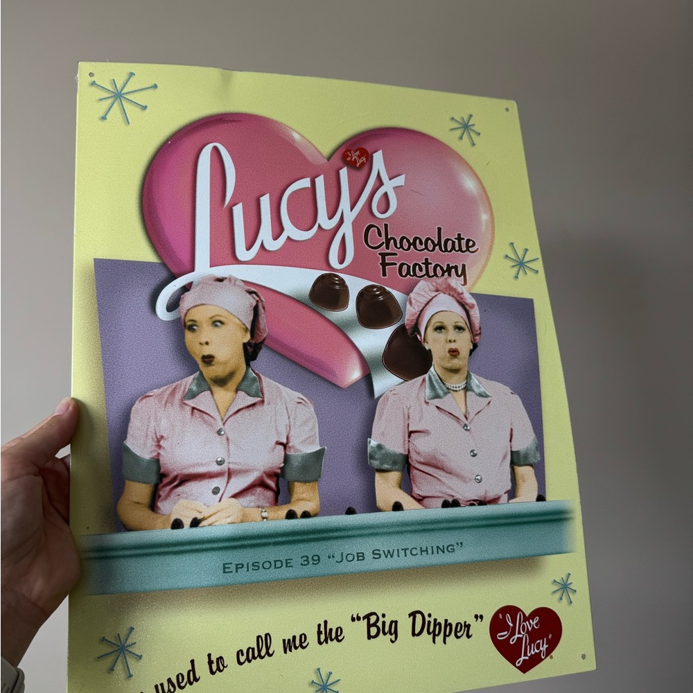 I Love Lucy Chocolate Factory Metal Sign
